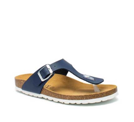 SANDALO DONNA SINTETICO FDO GOMMA 353 SINT 57 BLU LEQUILE 004 38 - doctorpill.it