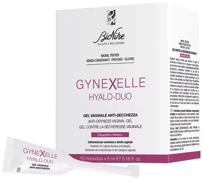 GYNEXELLE HYALO-DUO GEL VAGINALE ANTI-SECCHEZZA 10 PEZZI DA 15 ML - doctorpill.it