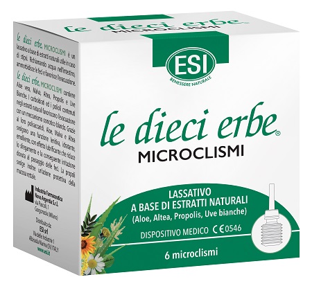 ESI LE DIECI ERBE MICROCLISMI 6 PEZZI - doctorpill.it