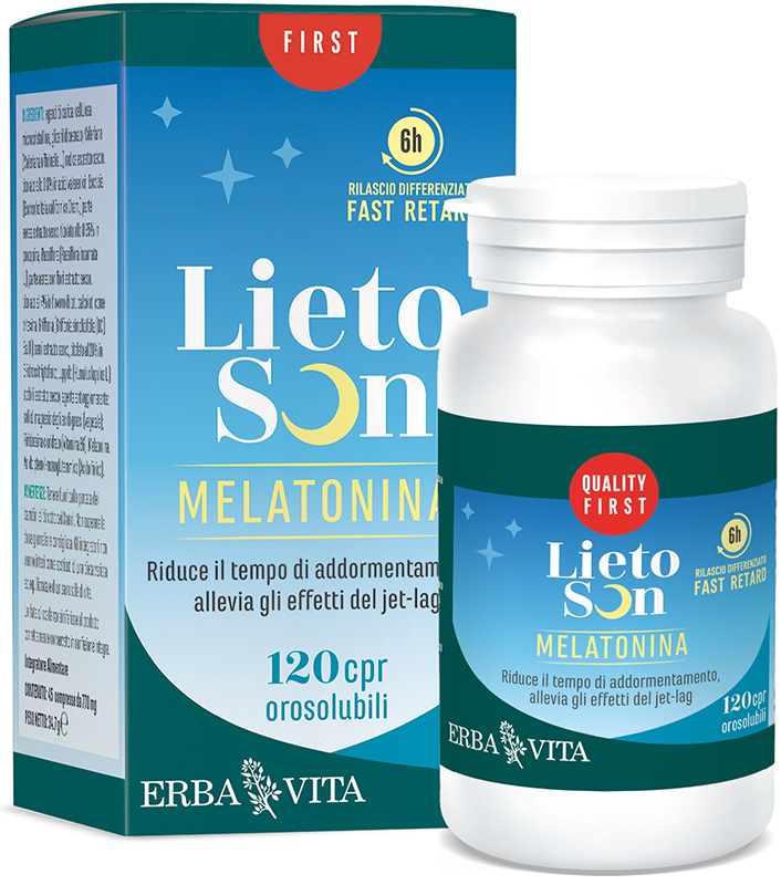 LIETOSON MELATONINA 120 COMPRESSE OROSOLUBILI - doctorpill.it