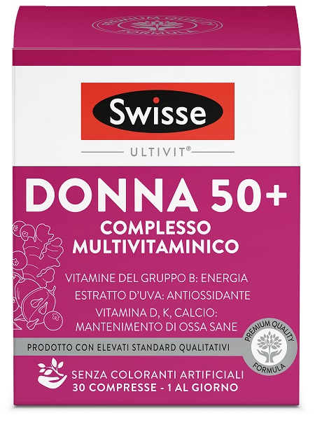 SWISSE MULTIVITAMINICO DONNA 50+ 30 COMPRESSE - doctorpill.it