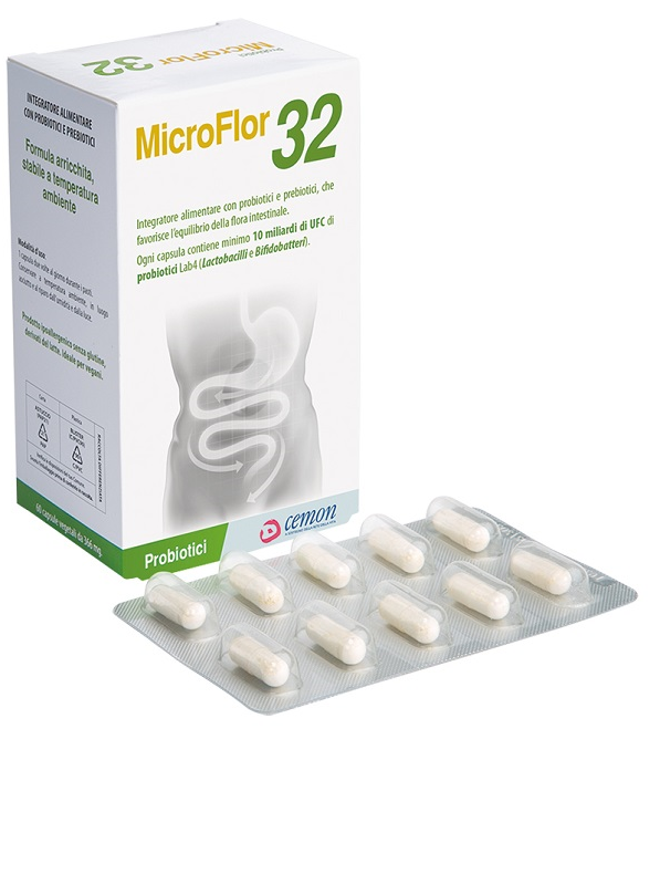 MICROFLOR 32 60 CAPSULE 366 MG NO FRIGO - doctorpill.it