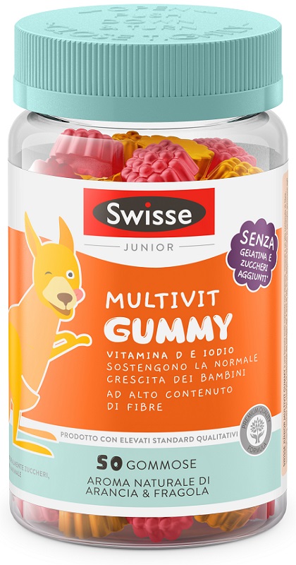 SWISSE JUNIOR MULTIVIT GUMMY 50 PASTIGLIE GOMMOSE - doctorpill.it