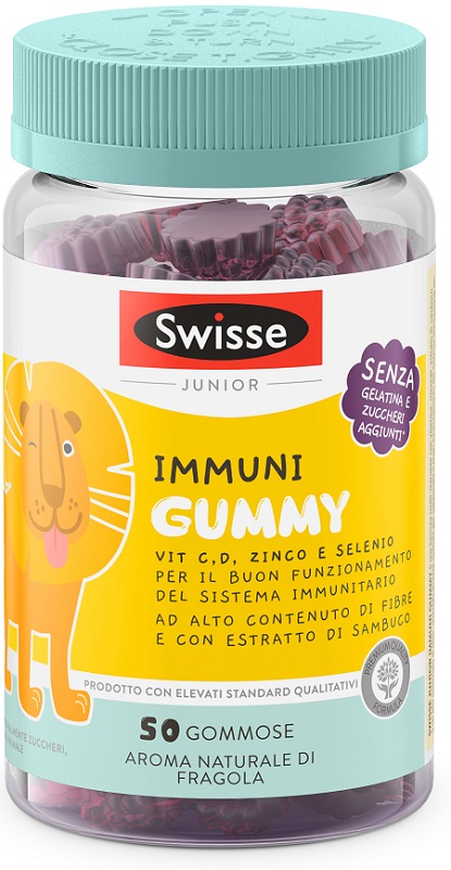 SWISSE JUNIOR IMMUNI GUMMY 50 PASTIGLIE GOMMOSE - doctorpill.it