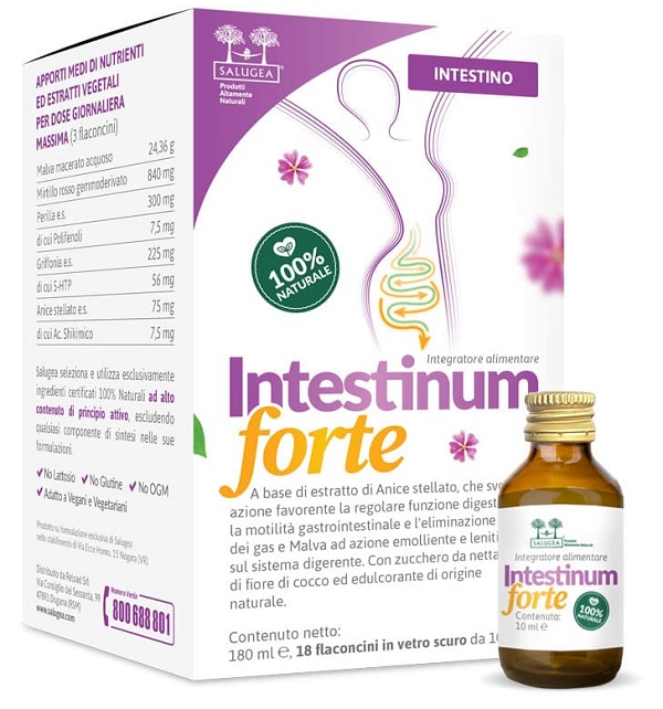 SALUGEA INTESTINUM FORTE 18 FLACONCINI DA 10 ML - doctorpill.it