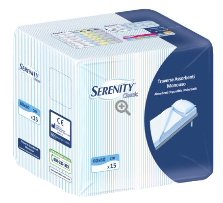 TRAVERSA SERENITY CLASSIC TRAVERSA SUPER 60X60 CM 30 PEZZI - doctorpill.it