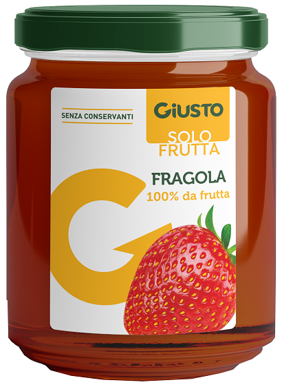 GIUSTO SOLO FRUTTA MARMELLATA FRAGOLE 284 G - doctorpill.it