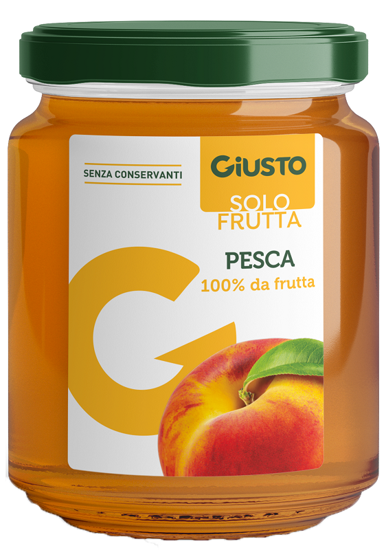 GIUSTO SOLO FRUTTA MARMELLATA PESCA 284 G - doctorpill.it
