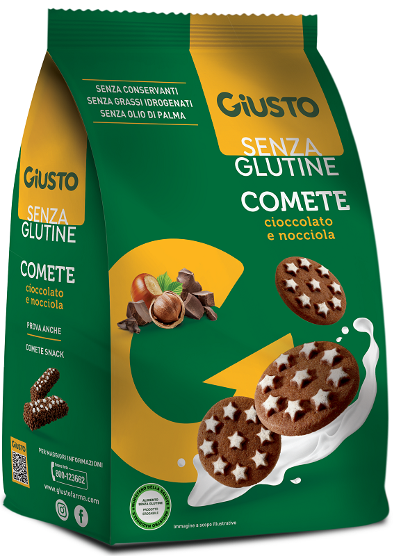 GIUSTO SENZA GLUTINE COMETE BISCOTTI 200 G - doctorpill.it