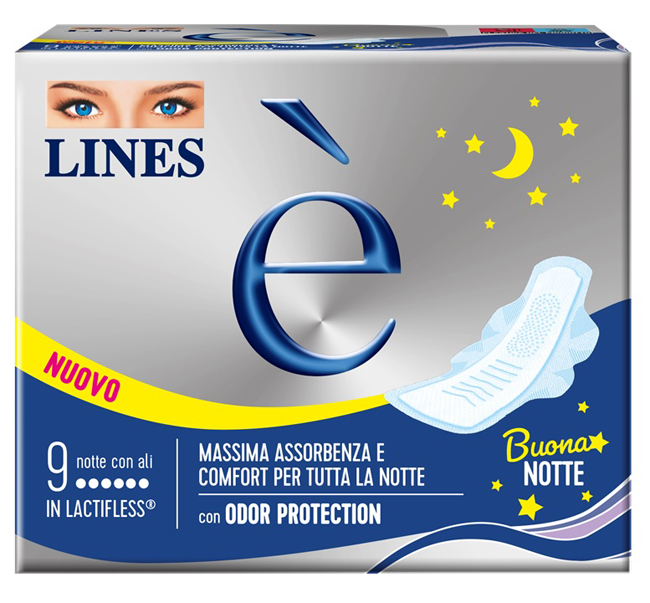 LINES E' NOTTE CARRY PACK 9 PEZZI - doctorpill.it