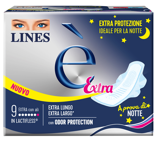 LINES E' EXTRA CARRY PACK 9 PEZZI - doctorpill.it