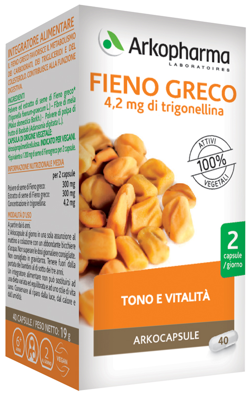 ARKOCAPSULE FIENO GRECO 40 CAPSULE - doctorpill.it