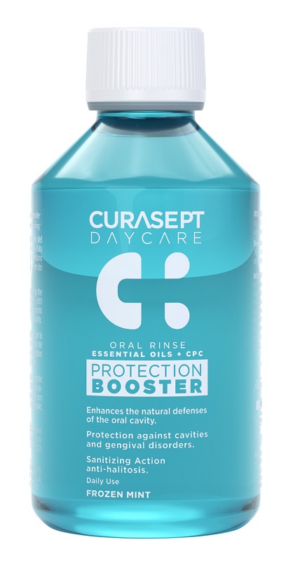 CURASEPT DAYCARE COLLUTORIO PROTECTION BOOSTER FROZEN MINT 500 ML - doctorpill.it