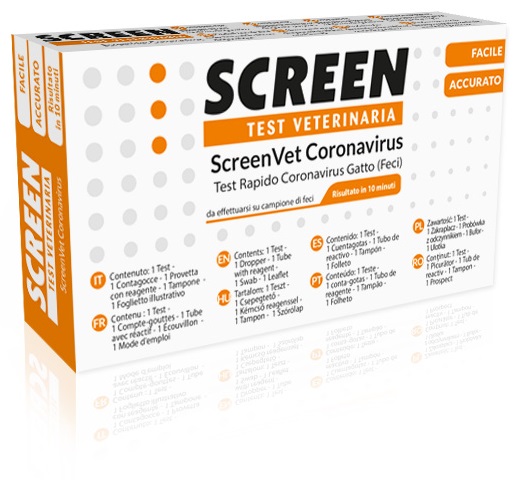 SCREENVET TEST RAPIDO VETERINARIA CORONAVIRUS FECI GATTO - doctorpill.it