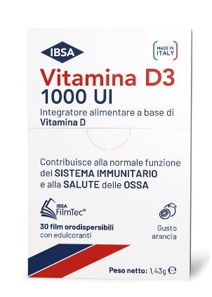 VITAMINA D3 IBSA 1000UI 30 FILM ORODISPERSIBILI - doctorpill.it