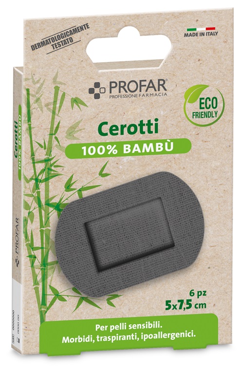 CEROTTI PROFAR BAMBU' 5X7,5CM 6 PEZZI - doctorpill.it