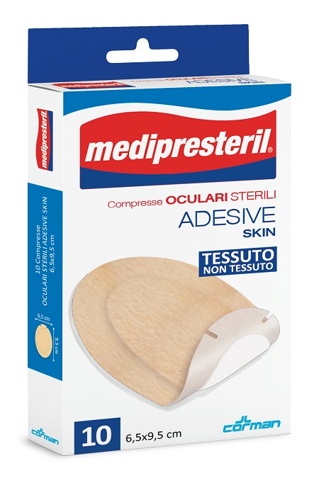 MEDIPRESTERIL COMPRESSA OCULARE ADESIVE SKIN 10 PEZZI - doctorpill.it
