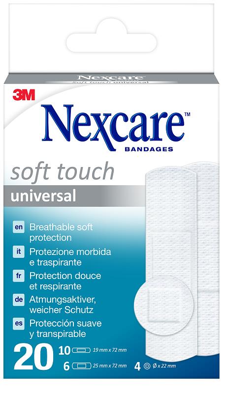 CEROTTO NEXCARE SOFT TOUCH 20 PEZZI ASSORTITI - doctorpill.it