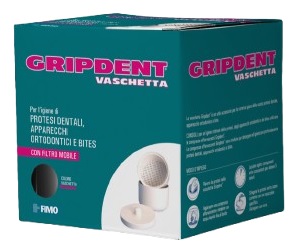 GRIPDENT VASCHETTA PORTA PROTESI DENTALI ED APPARECCHI ORTODONTICI - doctorpill.it