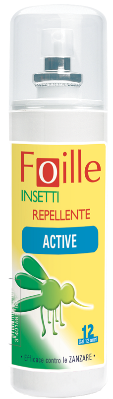 FOILLE INSETTI REPELLENTE ACTIVE 100 ML - doctorpill.it
