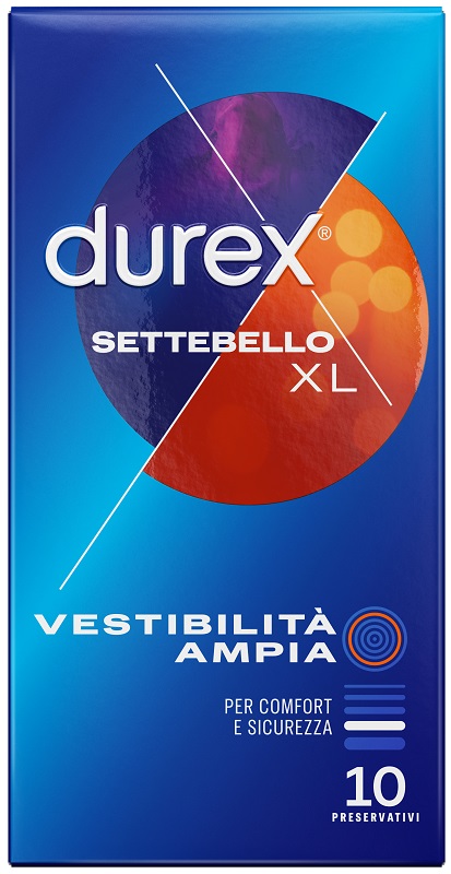 PROFILATTICO DUREX SETTEBELLO EXTRALARGE 10 PEZZI - doctorpill.it