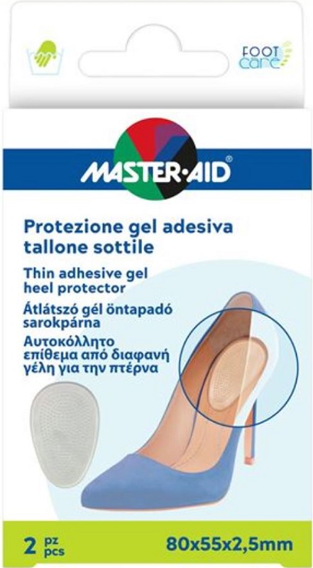 PROTEZIONE ADESIVA MASTER-AID FOOTCARE SOTTILE TALLONE 2 PEZZI F5 - doctorpill.it
