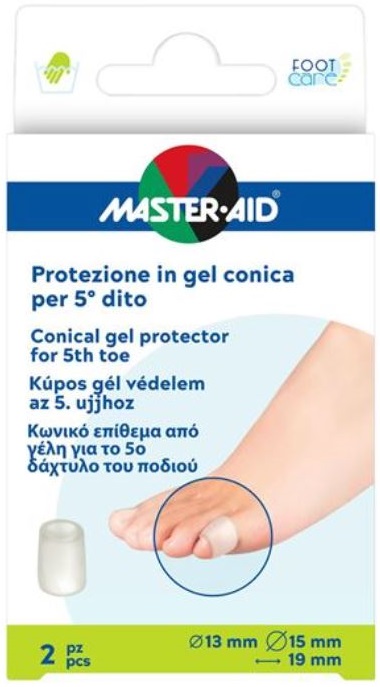 PROTEZIONE CONICA MASTER-AID FOOTCARE 5 DITO 2 PEZZI C3 - doctorpill.it