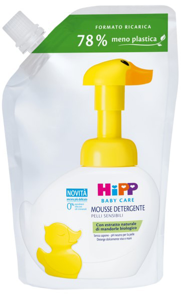 HIPP BABY CARE RICARICA MOUSSE DETERGENTE PAPERELLA FUN 250 ML - doctorpill.it