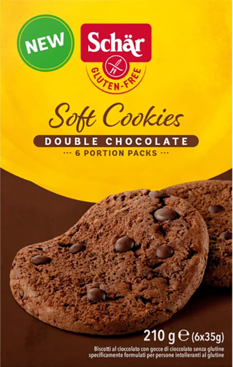 SCHAR SOFT COOKIE DOUBLE CHOCOLATE 210 G - doctorpill.it