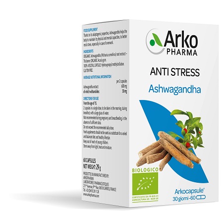 ARKOCPS ASHWAGANDHA BIO 60 CAPSULE - doctorpill.it