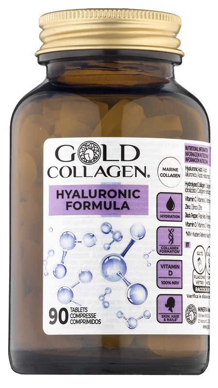 GOLD COLLAGEN HYALURONIC 90 COMPRESSE - doctorpill.it