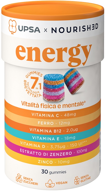 UPSA X NOURISHED ENERGY 30 GUMMIES - doctorpill.it