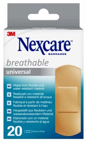 CEROTTO NEXCARE UNIVERSAL 25X72 MM 20 PEZZI PROMO - doctorpill.it