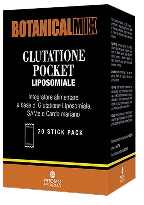 BOTANICALMIX GLUTATIONE POCKET LIPOSOMIALE 20 STICK DA 2 G - doctorpill.it