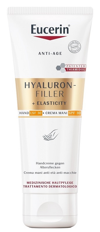 EUCERIN HYALURON FILLER + ELASTICITY CREMA MANI ANTI MACCHIE 75 ML - doctorpill.it