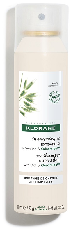 KLORANE SHAMPOO SECCO EXTRA DELICATO AVENA&CERAMIDE TUTTI I TIPI DI CAPELLI SPRAY 150 ML - doctorpill.it