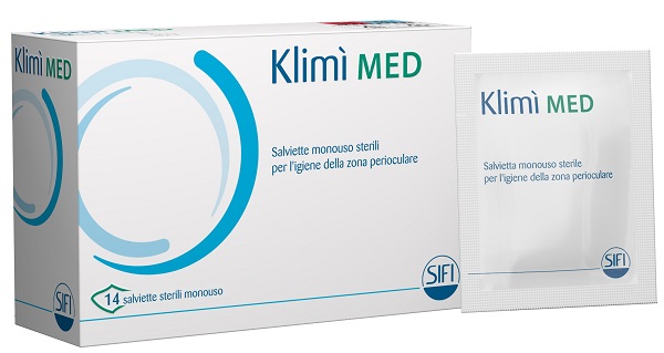 KLIMI' MED DETERGENTE PERIOCULARE 14 SALVIETTINE STERILI MONOUSO - doctorpill.it