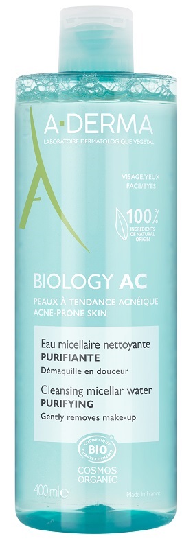 ADERMA BIOLOGY AC ACQUA MICELLARE DETERGENTE PURIFICANTE 400 ML - doctorpill.it
