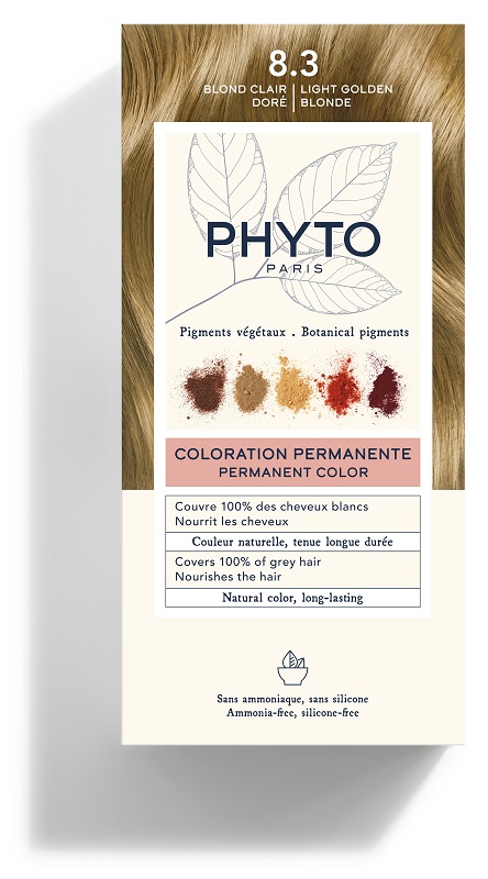 COLOR KIT 8,3 BIONDO CHIARO DORATO LATTE RIVELATORE 50 ML + CREMA COLORANTE 50 ML + MASCHERA PROTETTIVA COLORE 12 ML + GUANTI - doctorpill.it