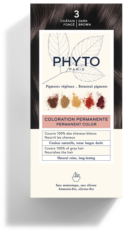 COLOR KIT 3 CASTANO SCURO LATTE RIVELATORE 50 ML + CREMA COLORANTE 50 ML + MASCHERA PROTETTIVA COLORE 12 ML + GUANTI - doctorpill.it