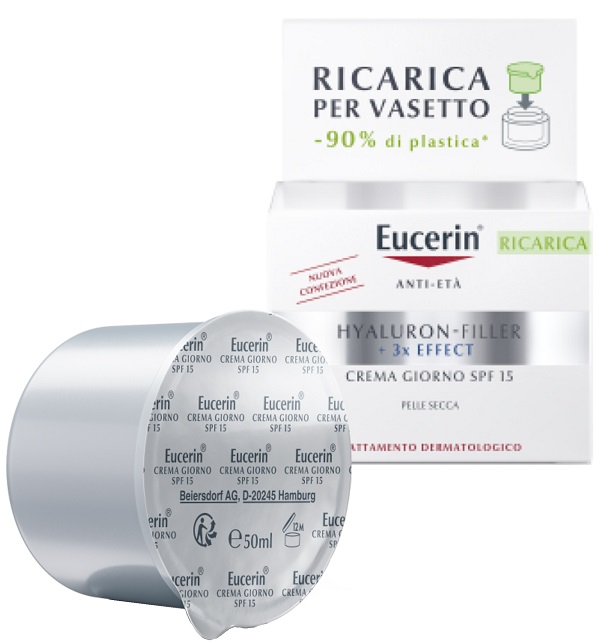 EUCERIN FACE CREAM ANTI AGE HYALURON GIORNO SPF15 50 ML - doctorpill.it