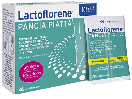 LACTOFLORENE PANCIA PIATTA 10 BUSTINE - doctorpill.it