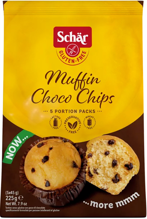SCHAR MUFFIN CHOCO CHIP 225 G - doctorpill.it