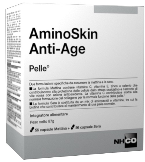 NHCO AMINOSKIN ANTI-AGE FLACONE 56 CAPSULE + 56 CAPSULE - doctorpill.it