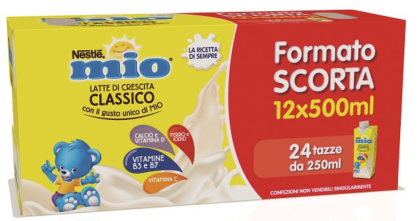 MIO LATTE CRESCITA CLASSICO 12 PEZZI DA 500 ML - doctorpill.it