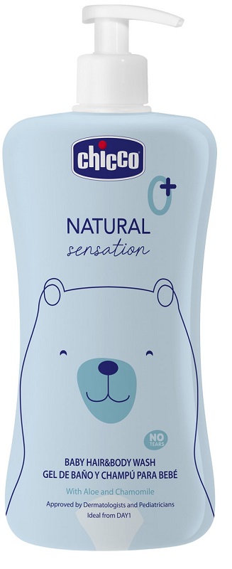 CHICCO NATURAL SENSATION BAGNO SHAMPOO 500 ML - doctorpill.it
