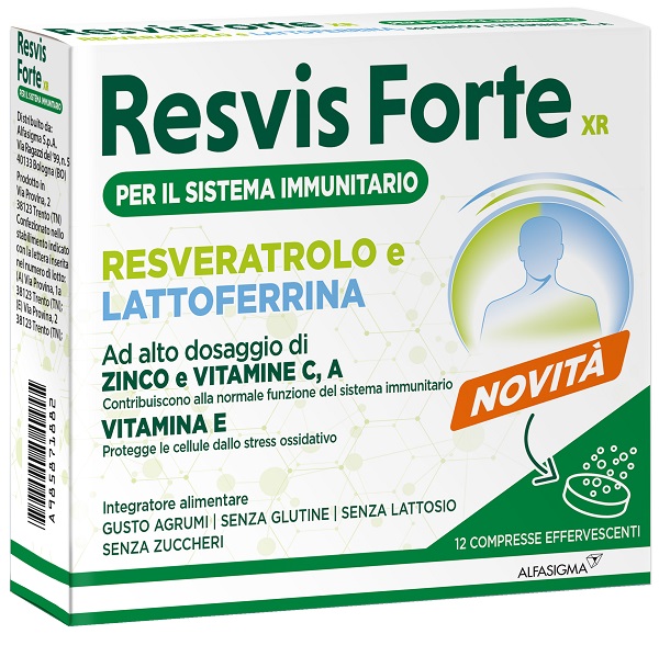 RESVIS FORTE XR 12 COMPRESSE EFFERVESCENTI - doctorpill.it