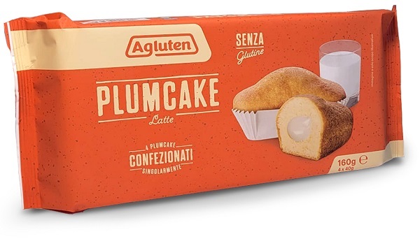 AGLUTEN PLUMCAKE LATTE 4 X 40 G - doctorpill.it