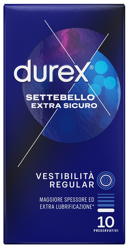 PROFILATTICO DUREX SETTEBELLO EXTRA SICURO 10 PEZZI - doctorpill.it