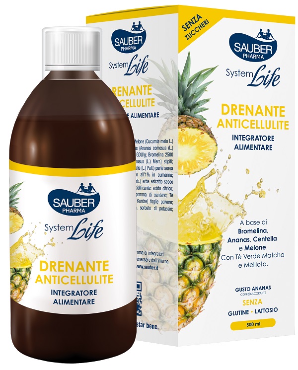 SAUBER DRENANTE ANTICELLULITE 500 ML - doctorpill.it